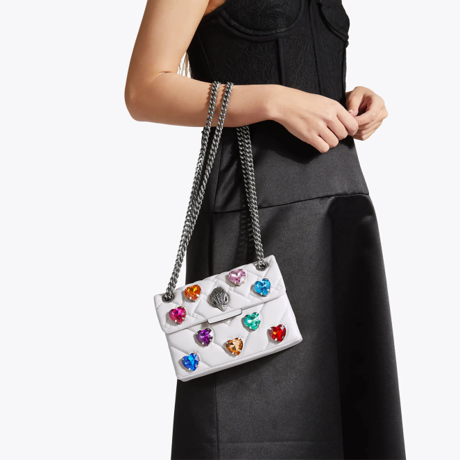 Kurt Geiger mujer minibolso kensington love londres 2LPR51 | bolsas hueso